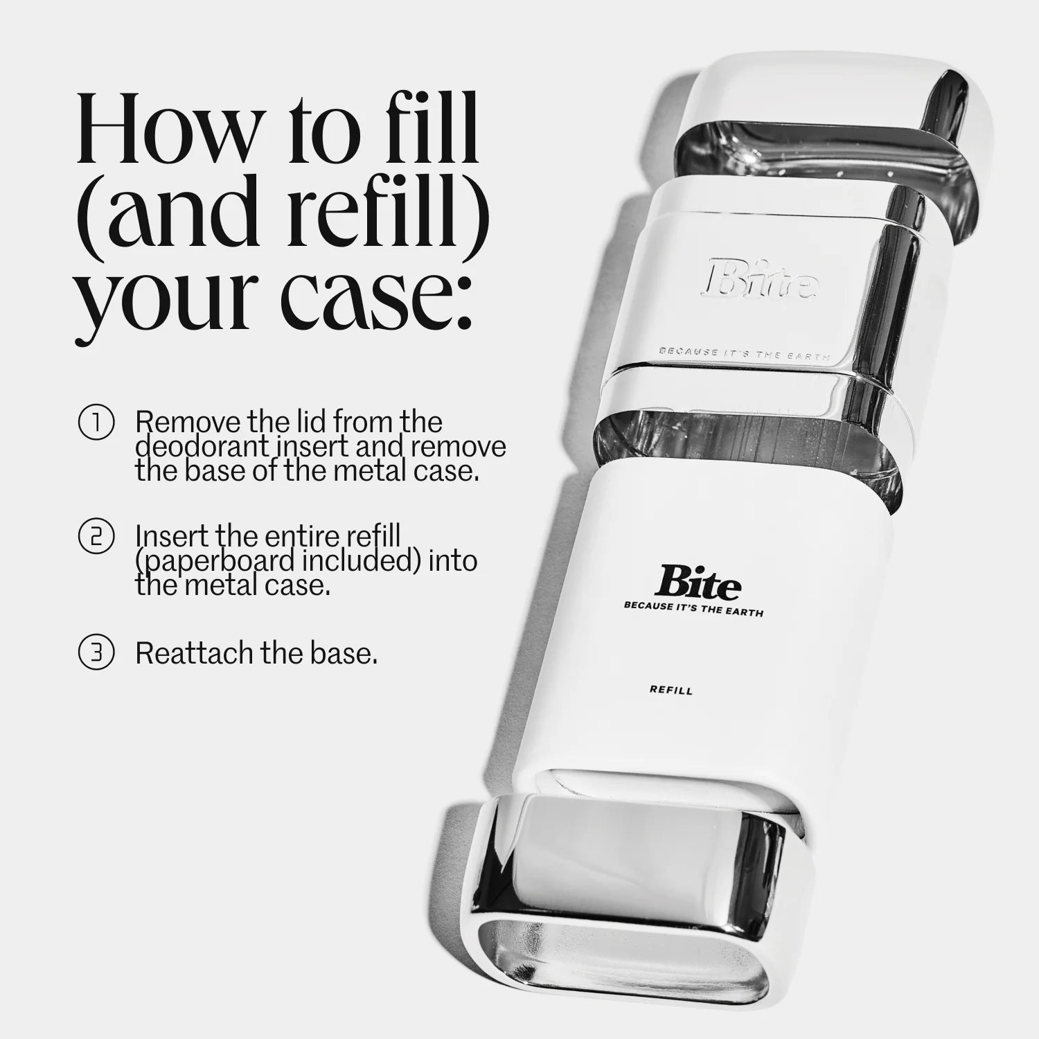 Fragrance-Free Natural Deodorant by Bite - Clinically Proven Odor Control, Long-Lasting, Refillable - Image 6