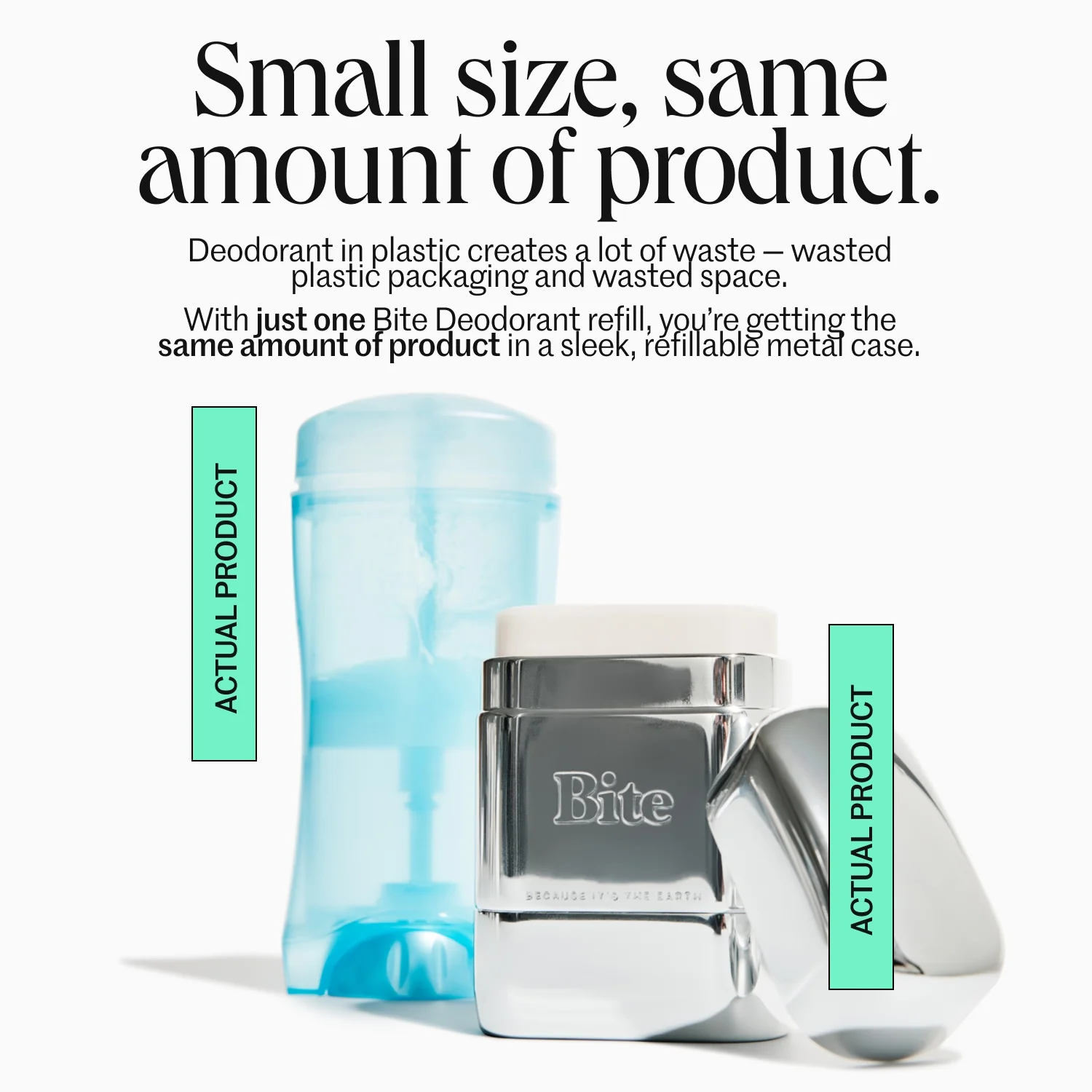 Rose Vert Natural Deodorant by Bite - Clinically Proven Odor Control, Long-Lasting, Refillable - Image 4